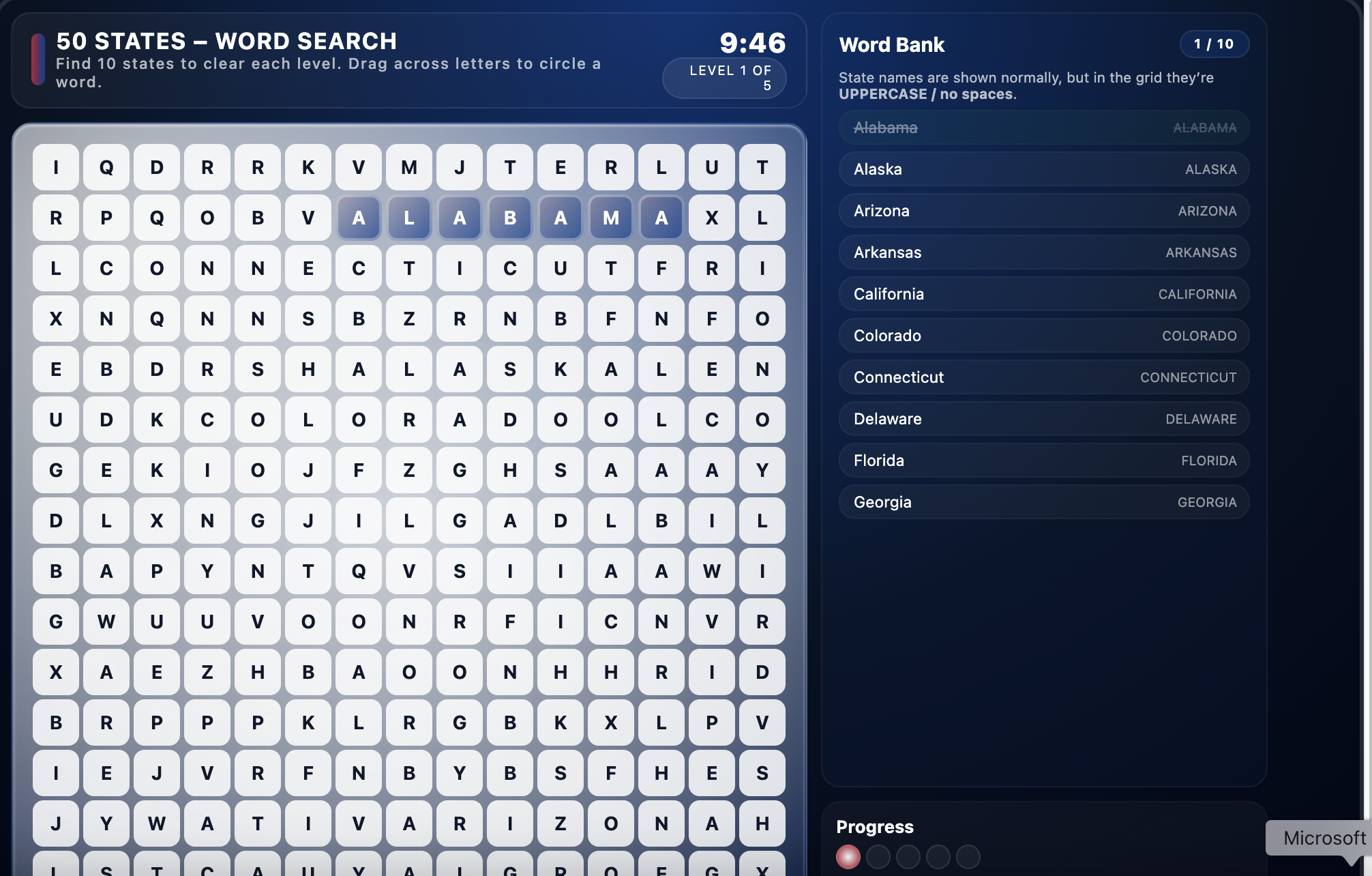50 State Word Search Wars